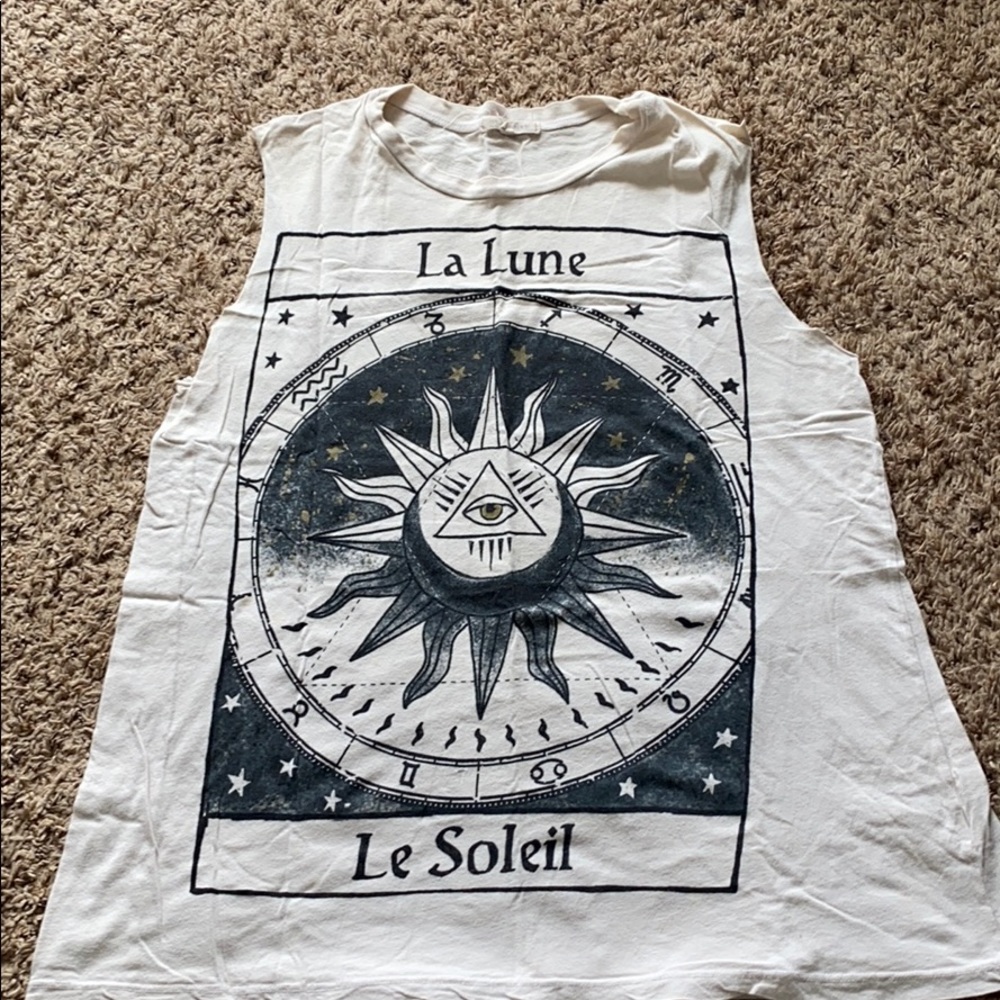 La Lune Le Soleil tank top